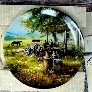 The Bradford Exchange Maurice Harvey “The Dairy Cans” with box​​